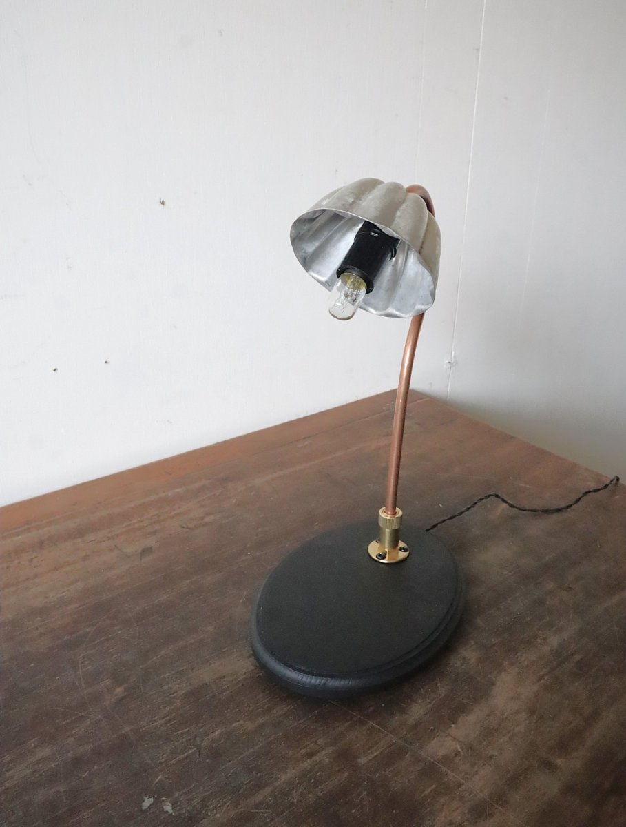 画像12: No.131　アルミ菓子型のスタンドライト (12)