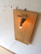 画像3: No.133　真鍮蛇口の壁掛けライト13 (3)