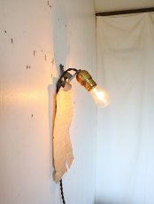 画像4: No.135　真鍮ソケットとクリップのライト(コード黒色) (4)