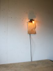 画像7: No.135　真鍮ソケットとクリップのライト(コード黒色) (7)