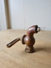画像18: No.133　真鍮蛇口の壁掛けライト13 (18)