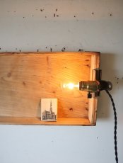 画像14: No.135　真鍮ソケットとクリップのライト(コード黒色) (14)