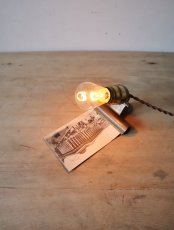 画像17: No.136　真鍮ソケットとクリップのライト(コード焦げ茶色) (17)