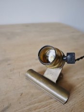 画像26: No.135　真鍮ソケットとクリップのライト(コード黒色) (26)