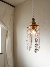 画像1: No.145　ミニシャンデリアのペンダントライト(F) (1)