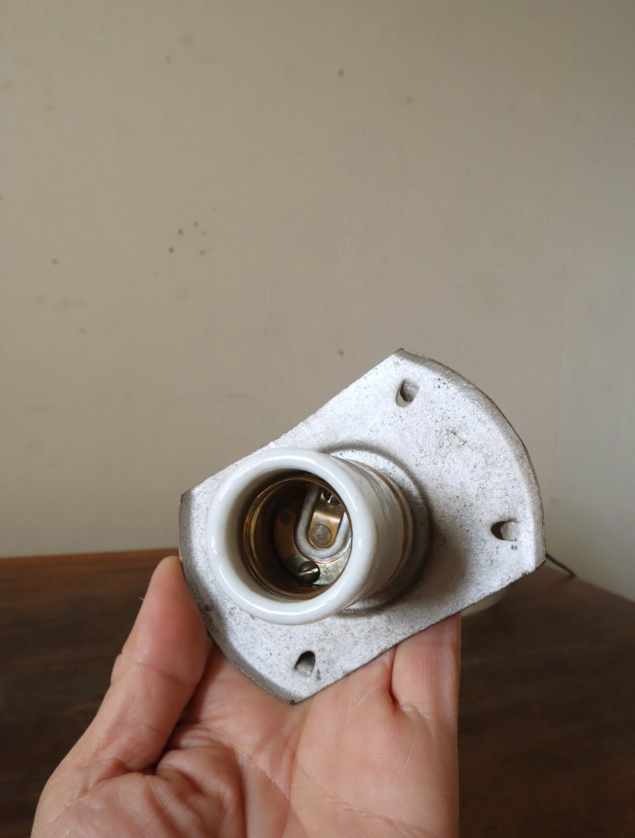 画像24: No.147　丸ガラスの天井付けライト (24)