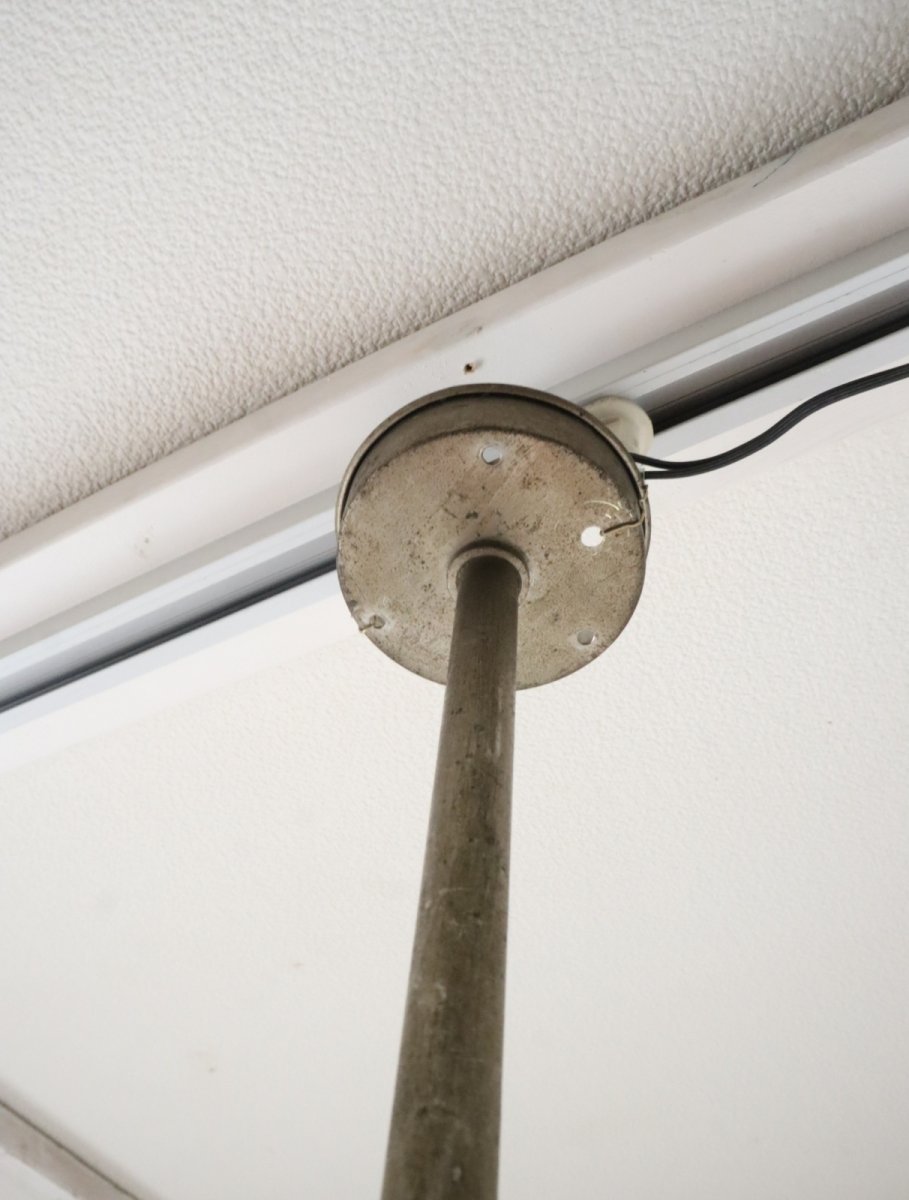 画像10: No.147　丸ガラスの天井付けライト (10)