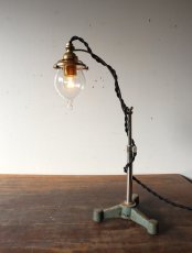 画像8: No.149　吸引ガラスのスタンドライト(コード黒色) (8)