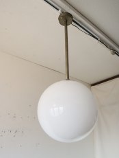 画像13: No.147　丸ガラスの天井付けライト (13)