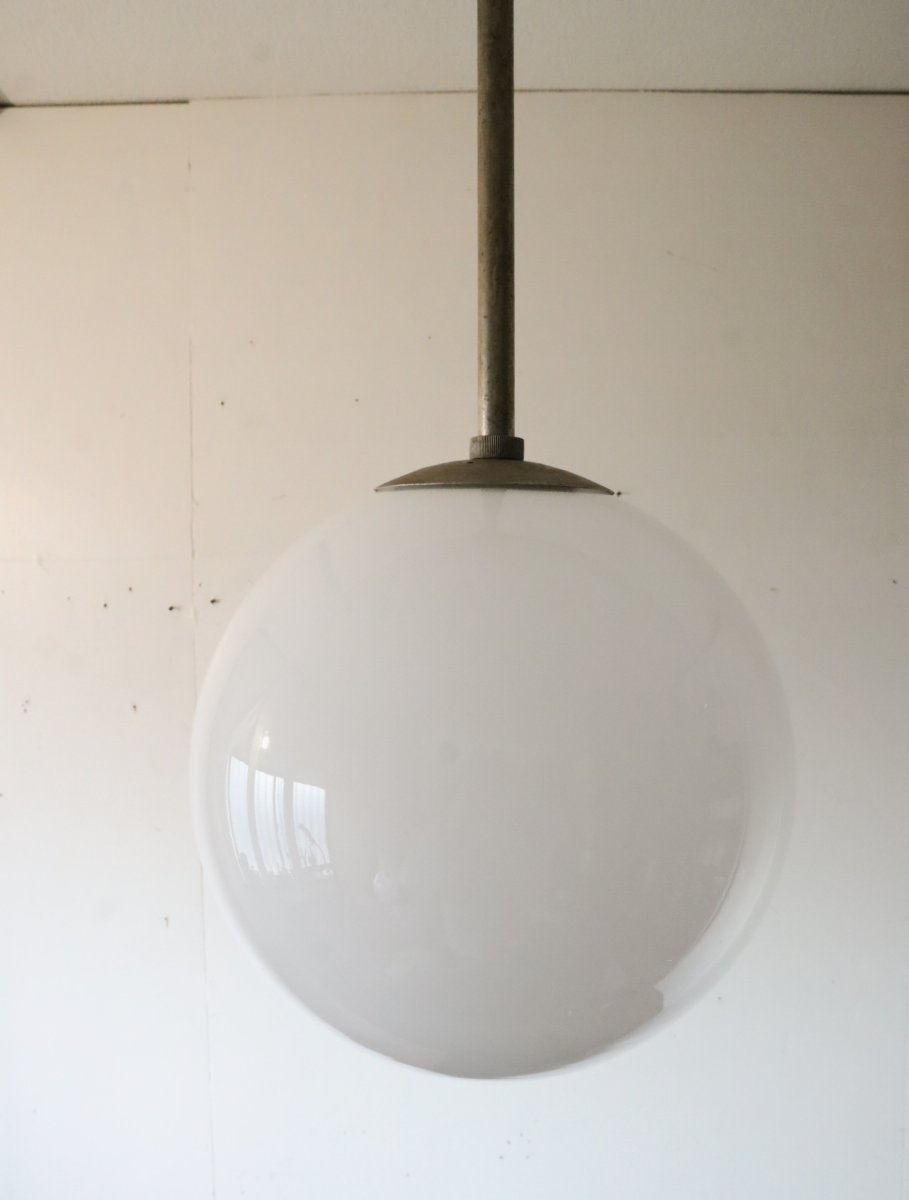 画像14: No.147　丸ガラスの天井付けライト (14)