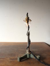 画像10: No.149　吸引ガラスのスタンドライト(コード黒色) (10)