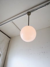画像5: No.147　丸ガラスの天井付けライト (5)