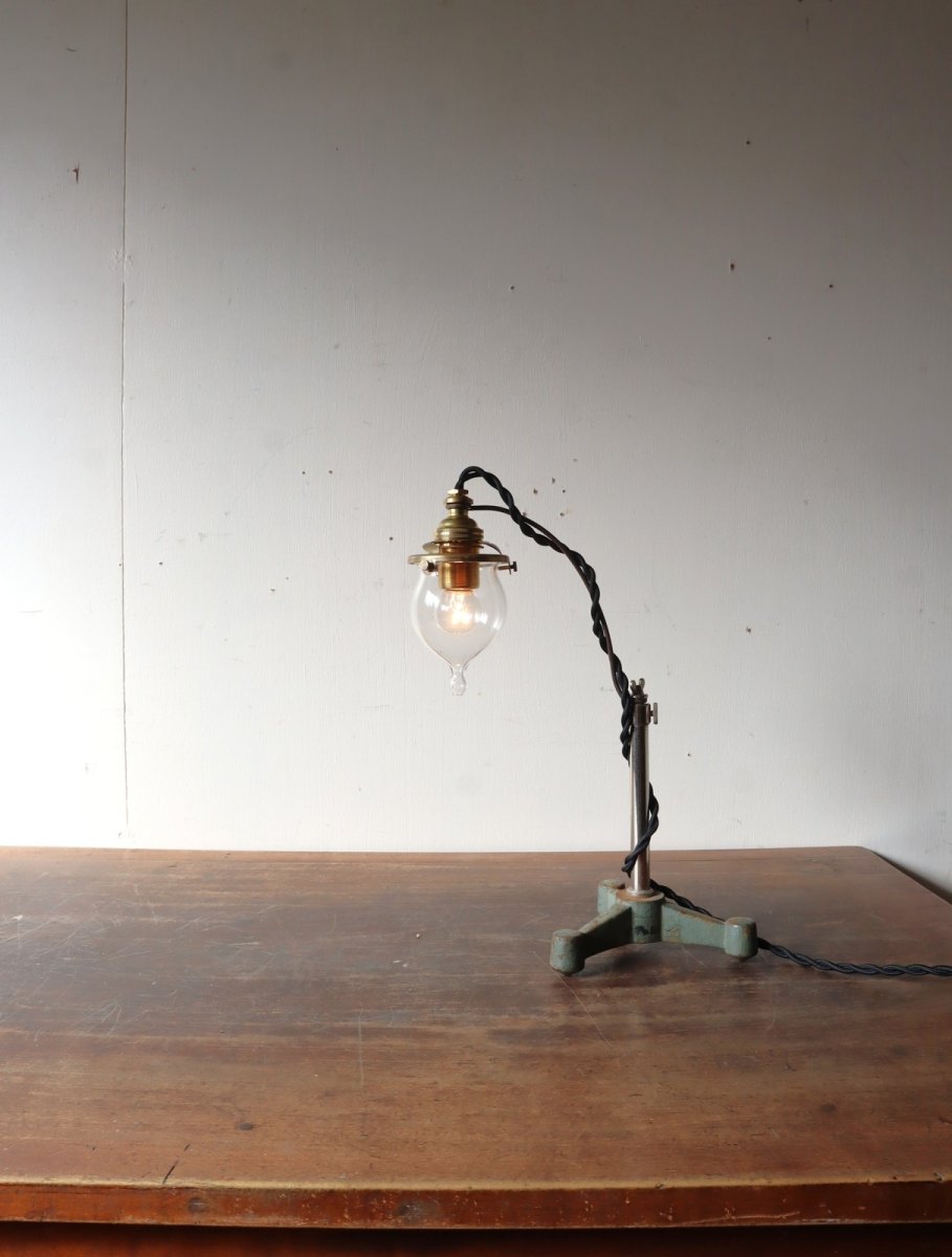 画像4: No.149　吸引ガラスのスタンドライト(コード黒色) (4)