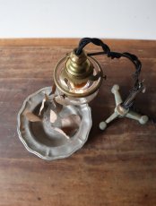 画像2: No.149　吸引ガラスのスタンドライト(コード黒色) (2)