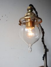 画像11: No.149　吸引ガラスのスタンドライト(コード黒色) (11)