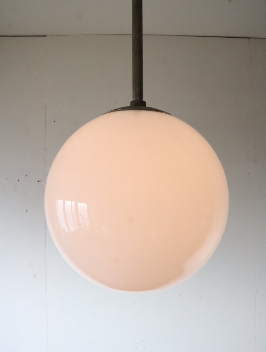 画像6: No.147　丸ガラスの天井付けライト (6)