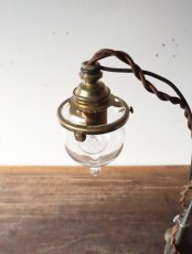 画像17: No.148　吸引ガラスのスタンドライト(コード焦げ茶) (17)