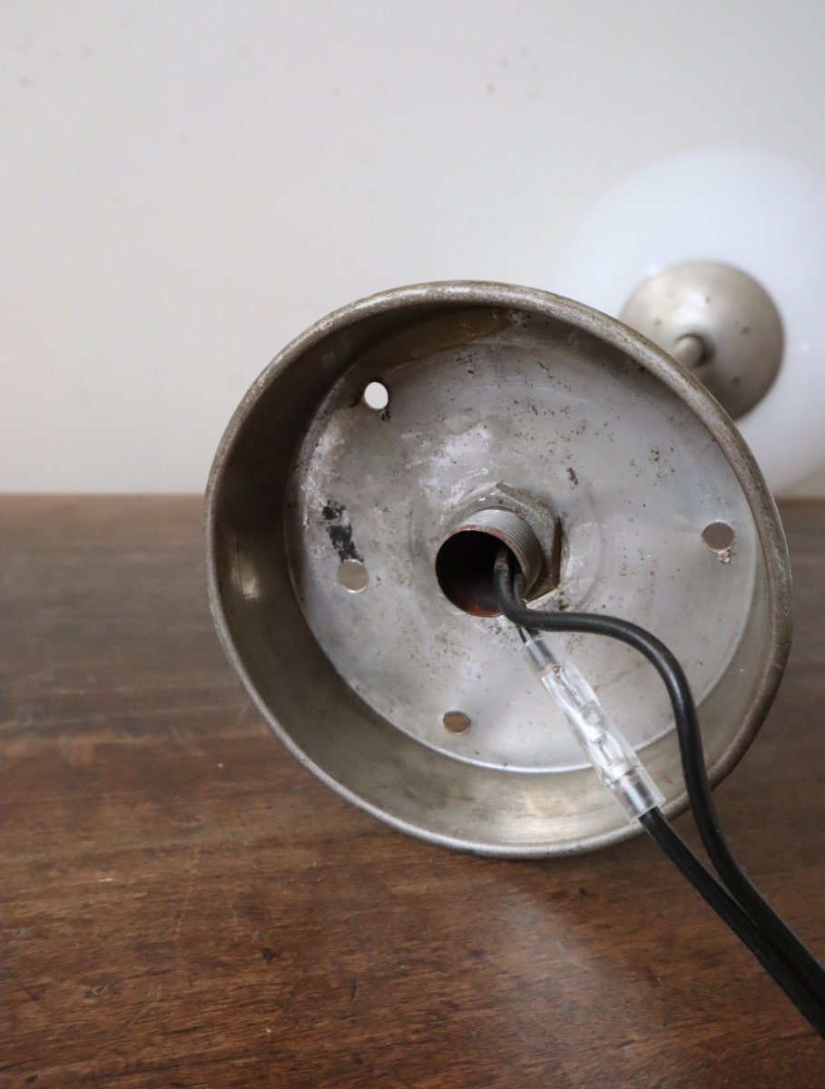 画像19: No.147　丸ガラスの天井付けライト (19)