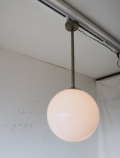 画像4: No.147　丸ガラスの天井付けライト (4)