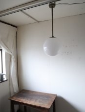 画像11: No.147　丸ガラスの天井付けライト (11)