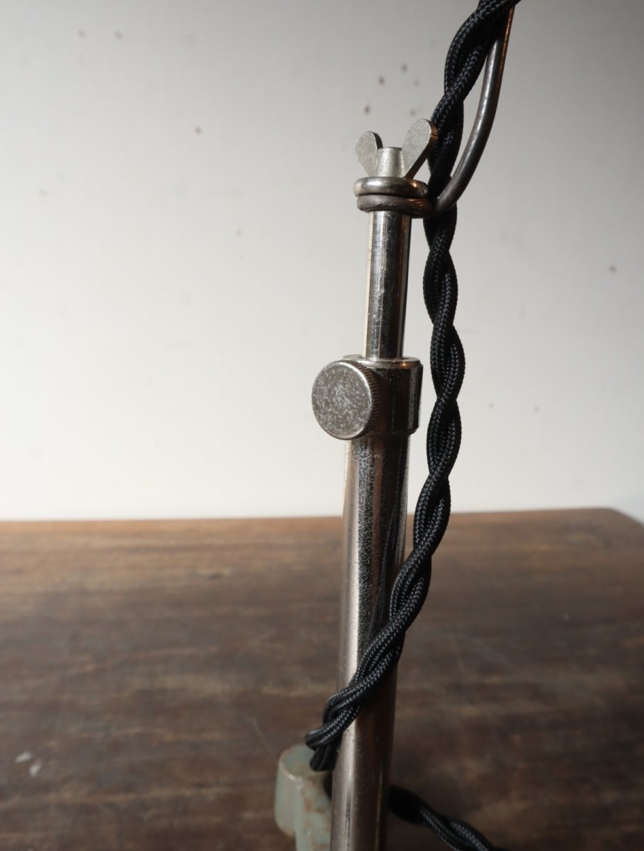 画像19: No.149　吸引ガラスのスタンドライト(コード黒色) (19)