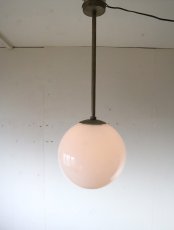 画像3: No.147　丸ガラスの天井付けライト (3)