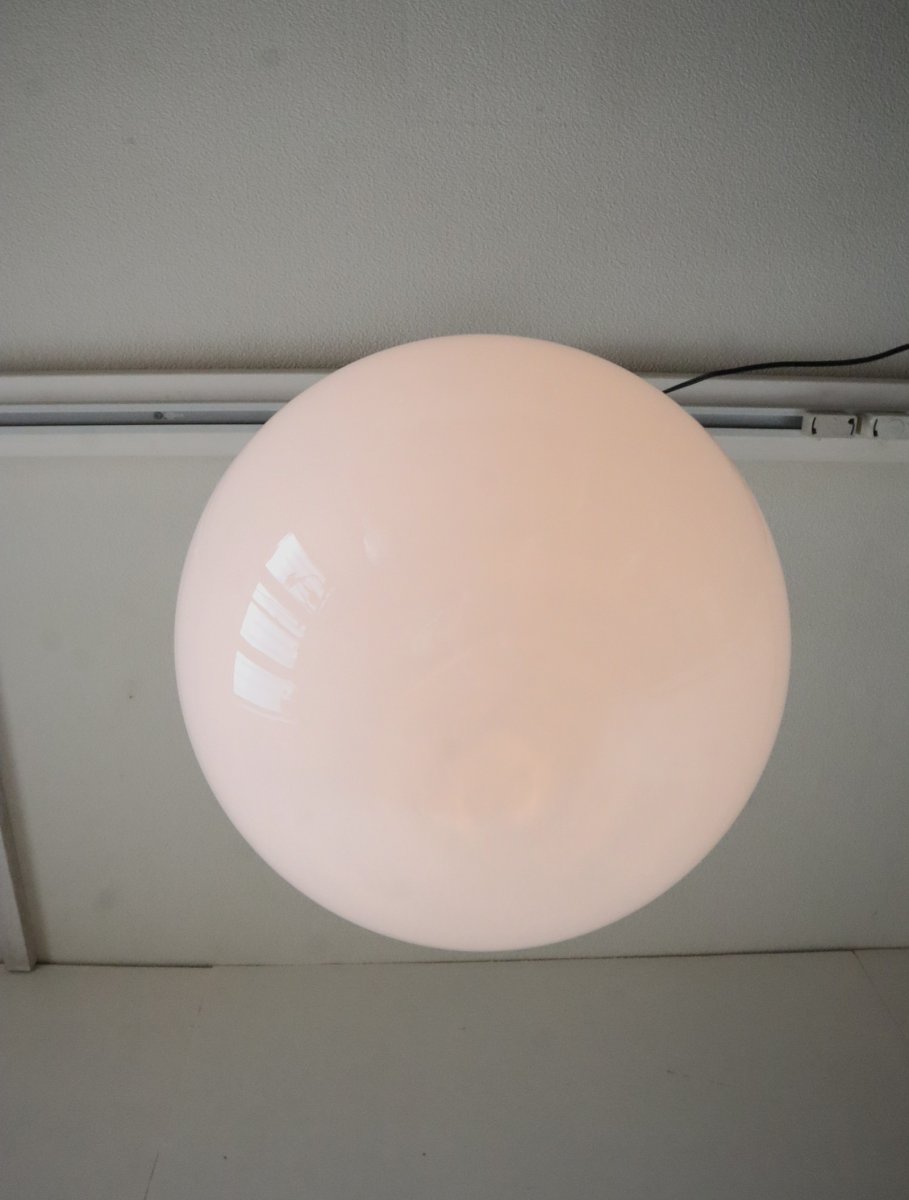 画像7: No.147　丸ガラスの天井付けライト (7)