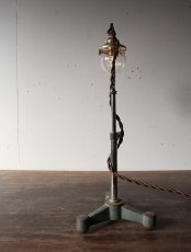 画像11: No.148　吸引ガラスのスタンドライト(コード焦げ茶) (11)