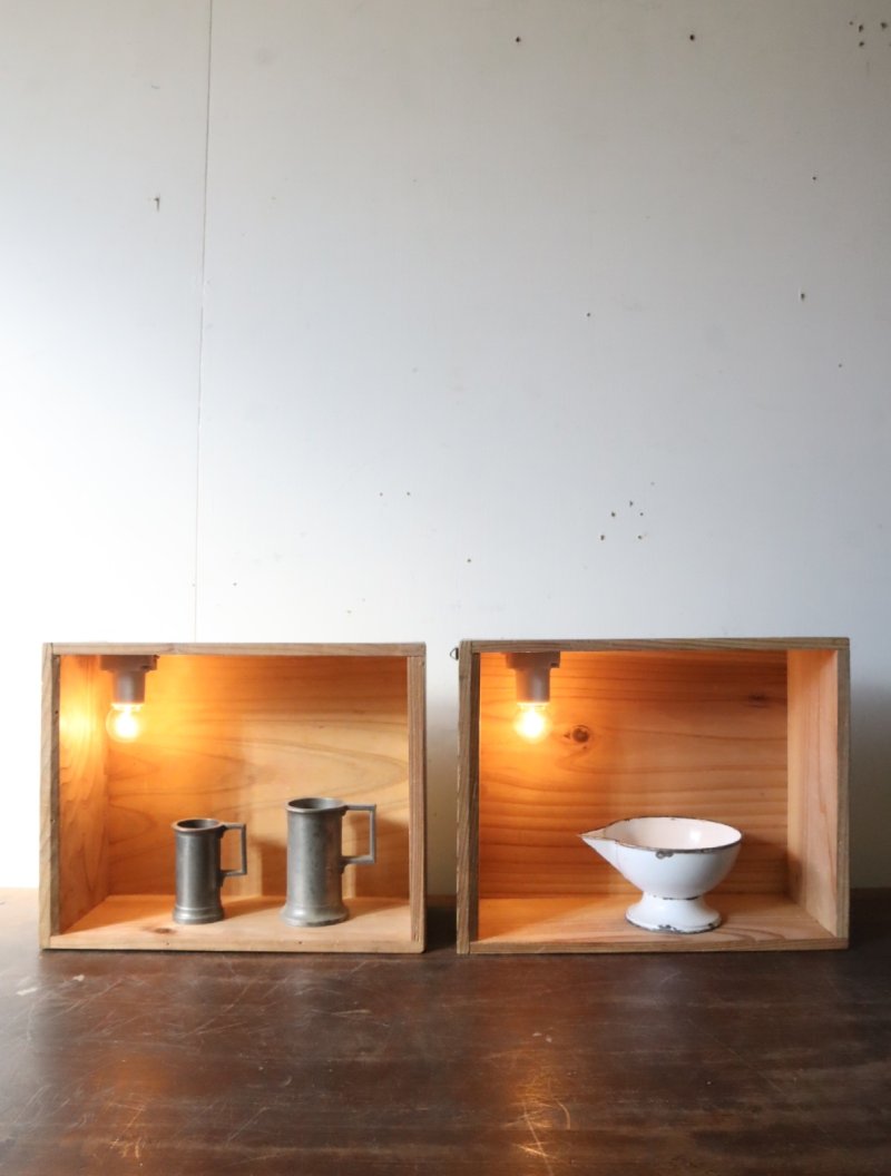 画像2: No.150 ライト付き壁掛け飾り箱(A)、(B)