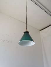 画像14: No.156　グリーンシェードのペンダントライト (14)