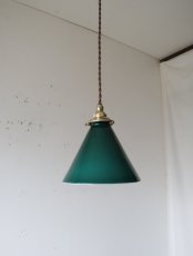 画像12: No.156　グリーンシェードのペンダントライト (12)