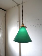 画像4: No.156　グリーンシェードのペンダントライト (4)