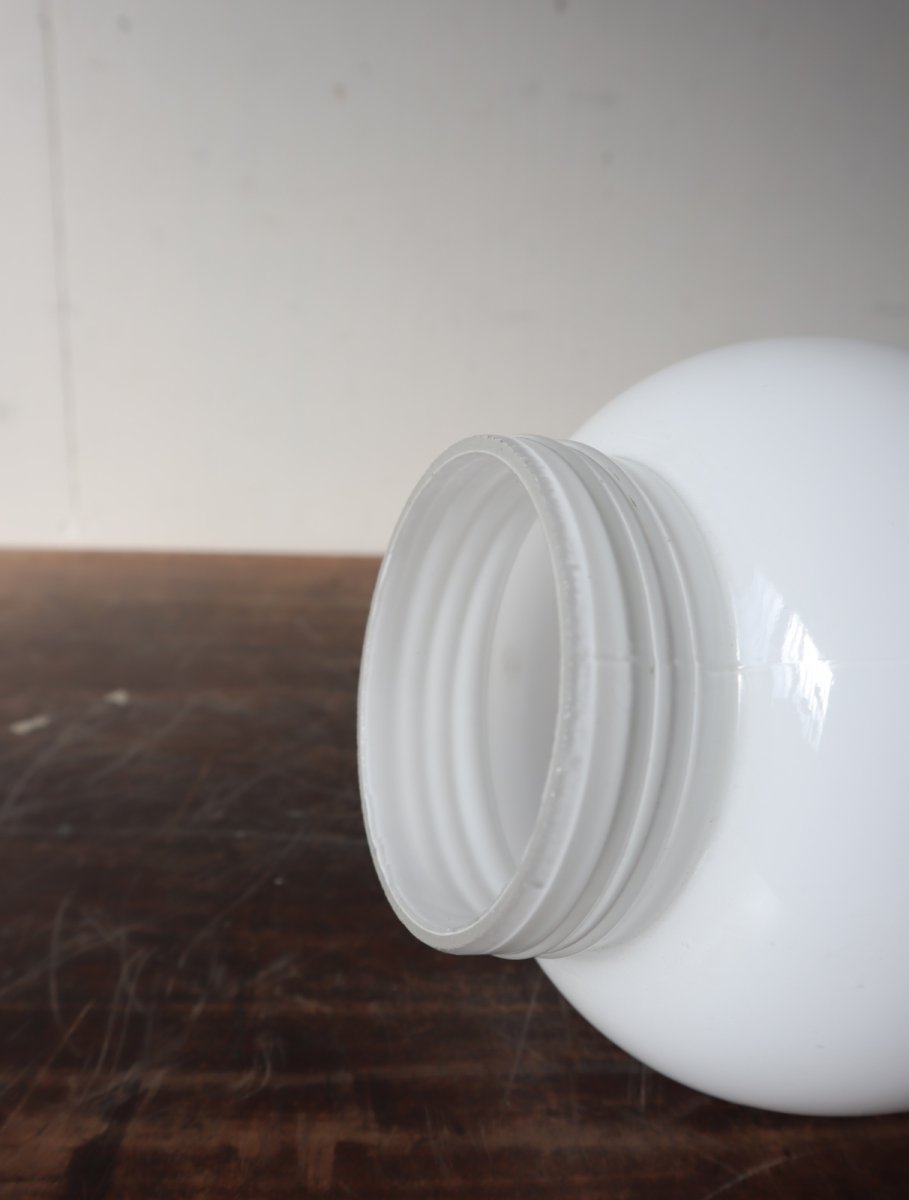 画像28: No.158　しずく型乳白ガラスのブラケットライト (28)