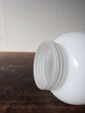 画像28: No.158　しずく型乳白ガラスのブラケットライト (28)