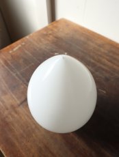 画像27: No.158　しずく型乳白ガラスのブラケットライト (27)