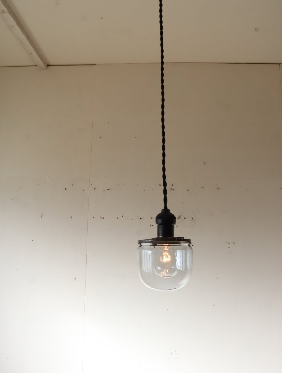 画像1: No.165　捕虫器ガラスのペンダントライト(D) (1)