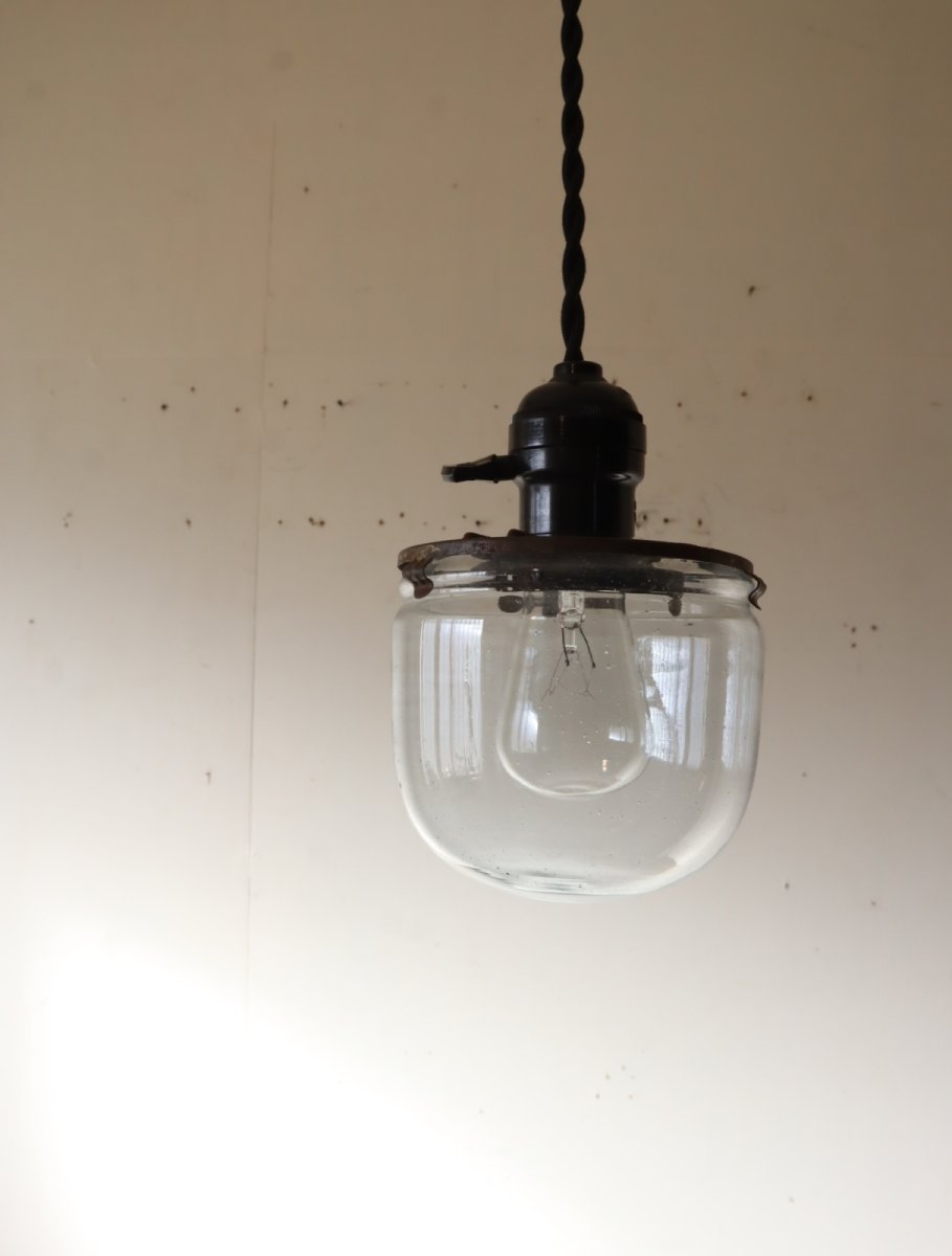 画像10: No.163　捕虫器ガラスのペンダントライト(B) (10)