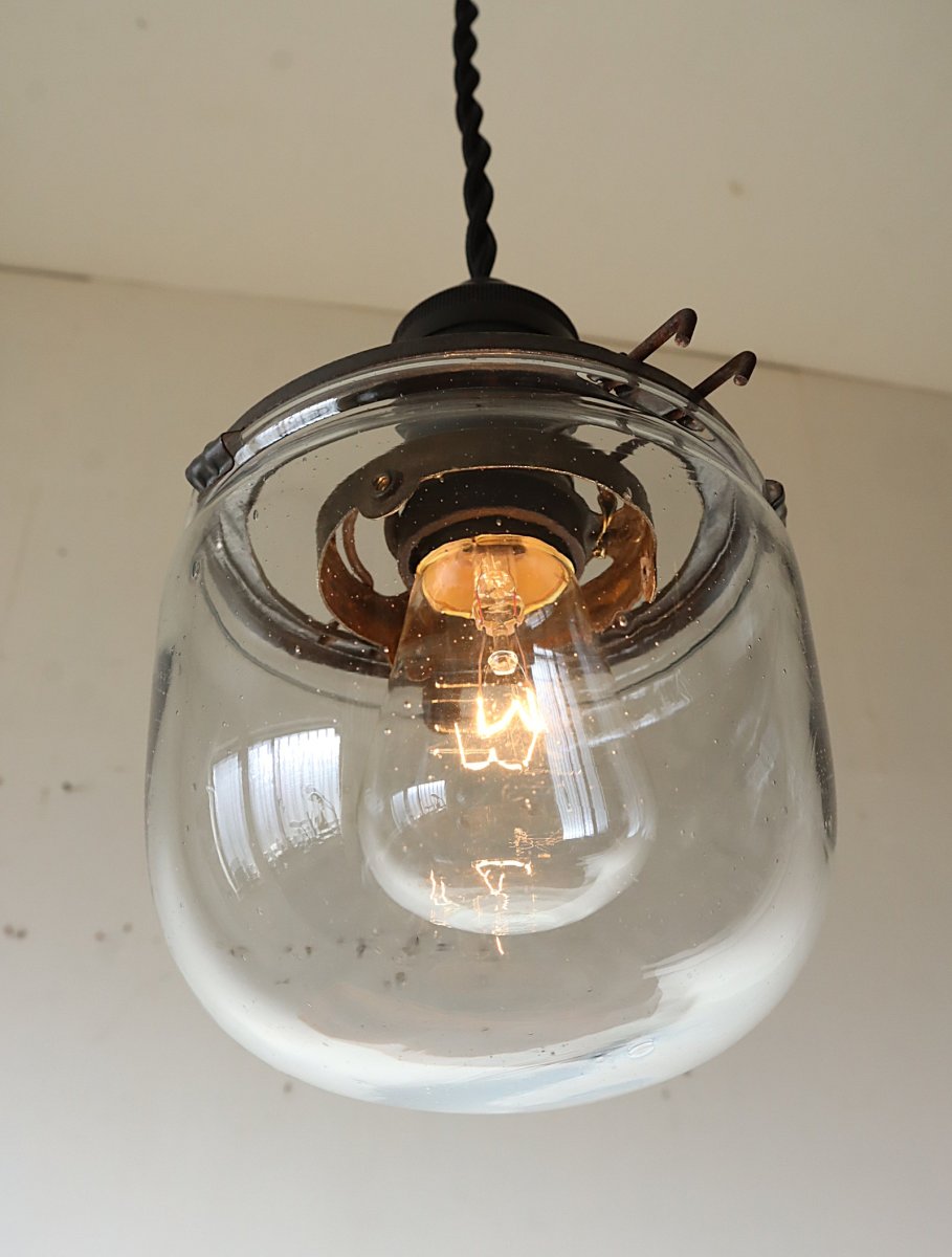 画像6: No.165　捕虫器ガラスのペンダントライト(D) (6)