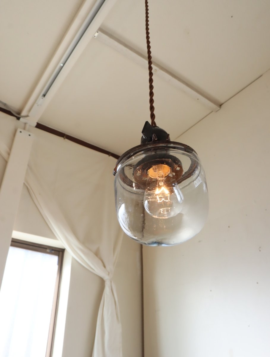 画像6: No.162　捕虫器ガラスのペンダントライト(A) (6)