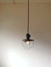 画像1: No.162　捕虫器ガラスのペンダントライト(A) (1)