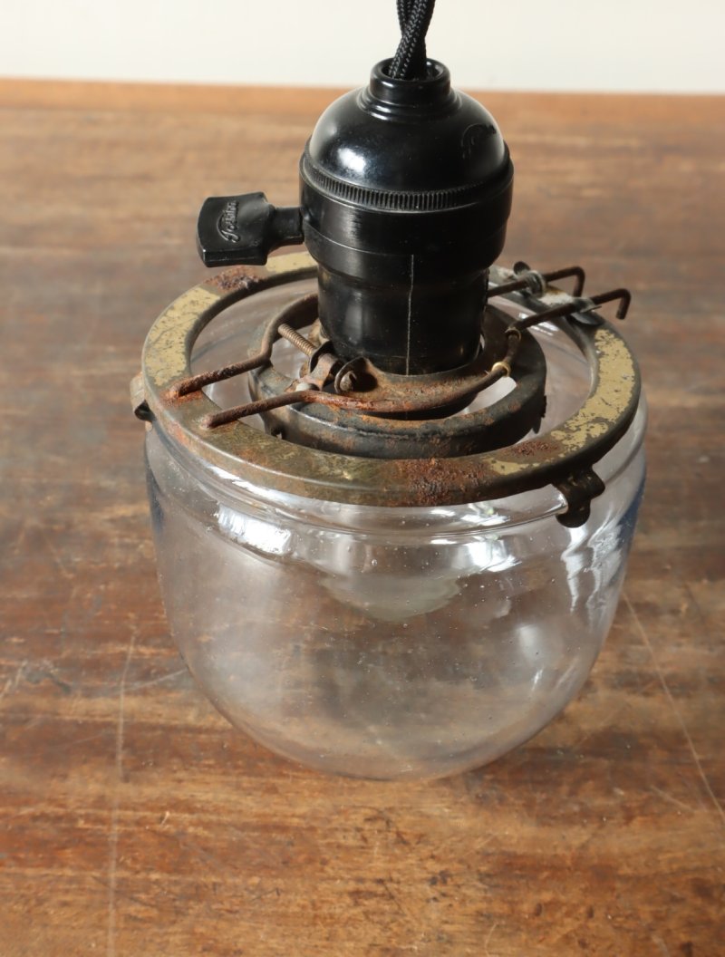 画像2: No.163 捕虫器ガラスのペンダントライト(B)