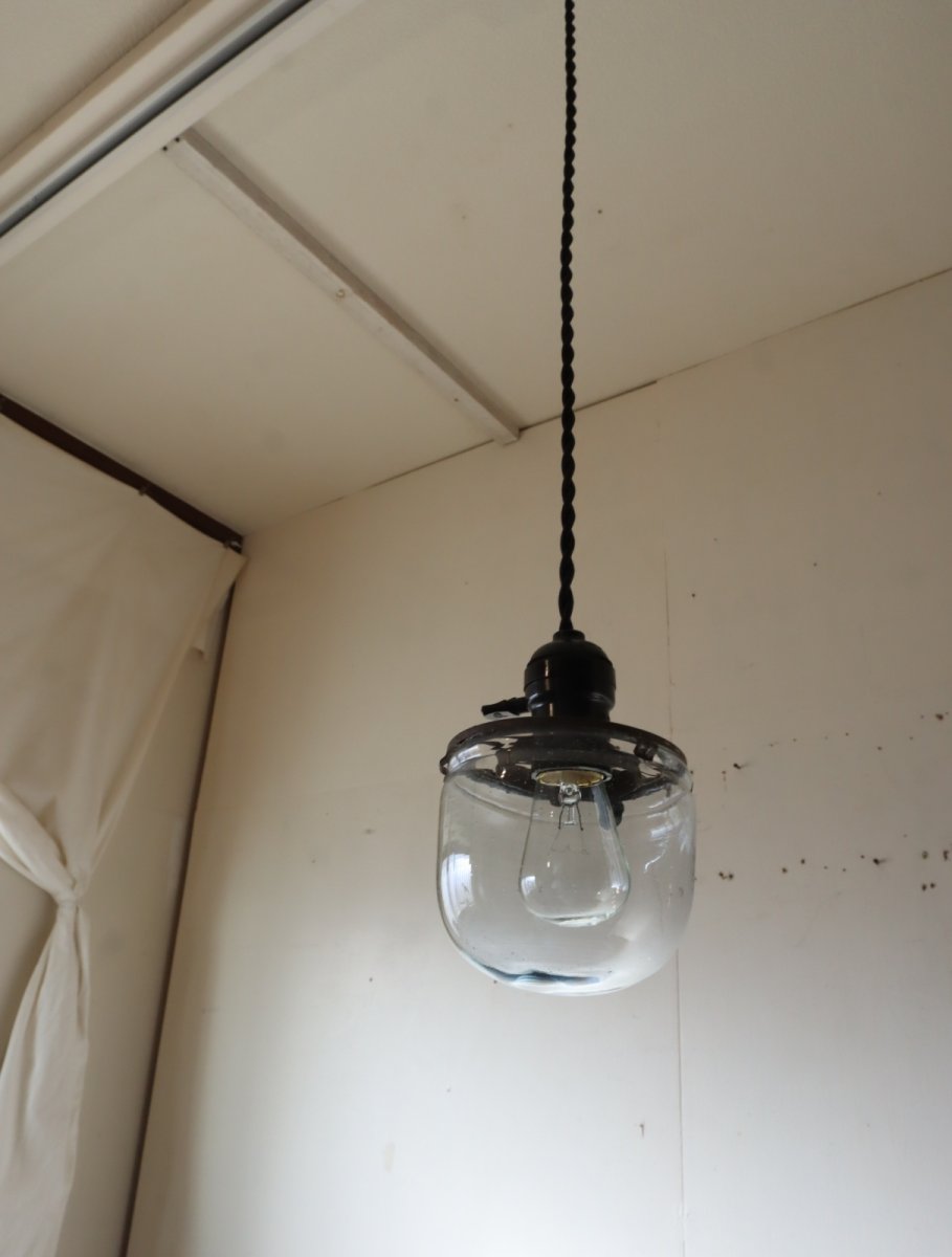 画像11: No.163　捕虫器ガラスのペンダントライト(B) (11)