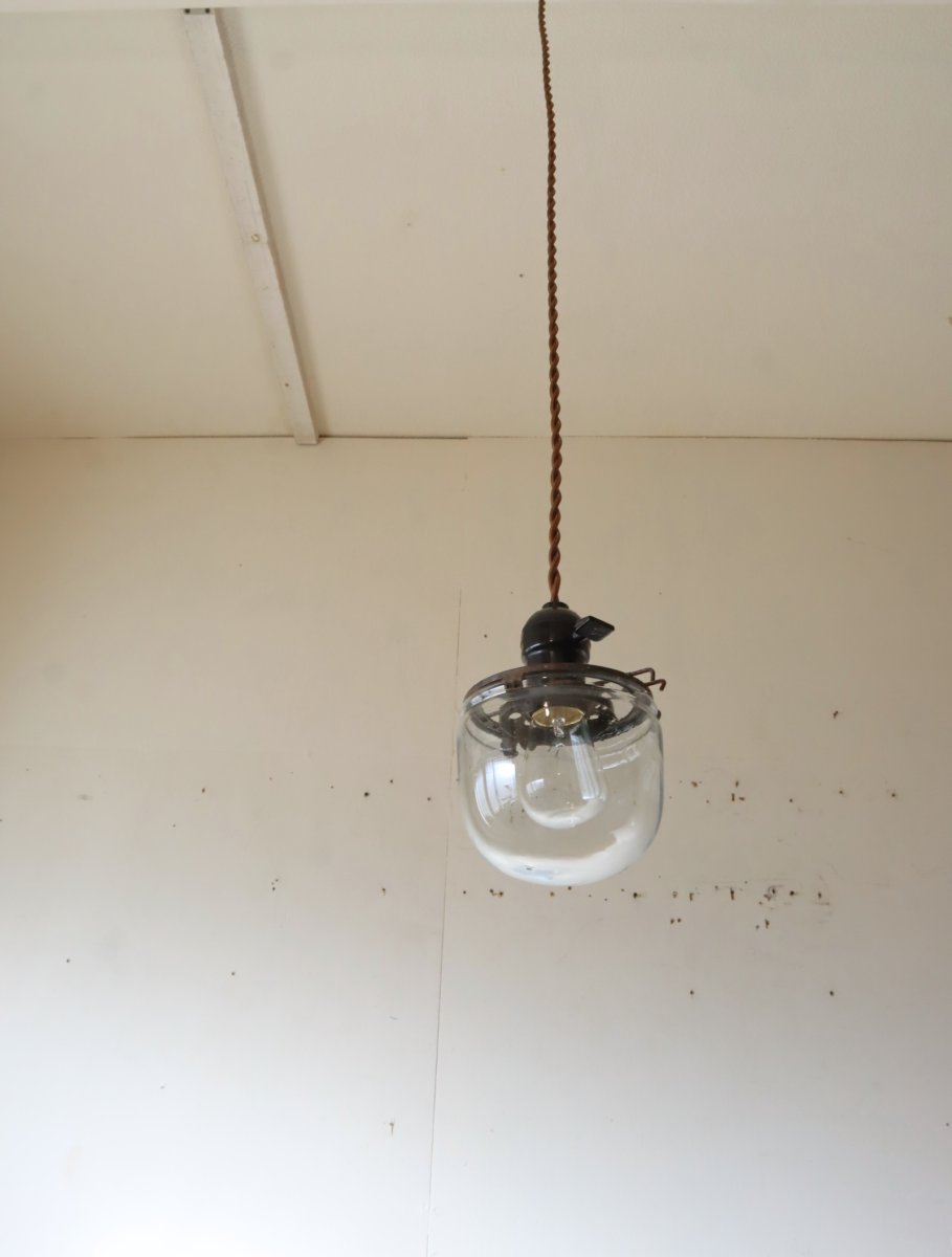 画像12: No.162　捕虫器ガラスのペンダントライト(A) (12)