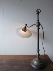 画像5: No.166　乳白シェード付きスタンドライト (5)