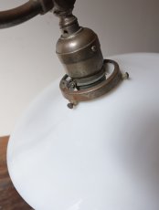 画像21: No.166　乳白シェード付きスタンドライト (21)