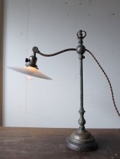 画像7: No.166　乳白シェード付きスタンドライト (7)