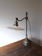 画像10: No.166　乳白シェード付きスタンドライト (10)