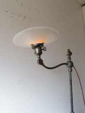 画像13: No.166　乳白シェード付きスタンドライト (13)