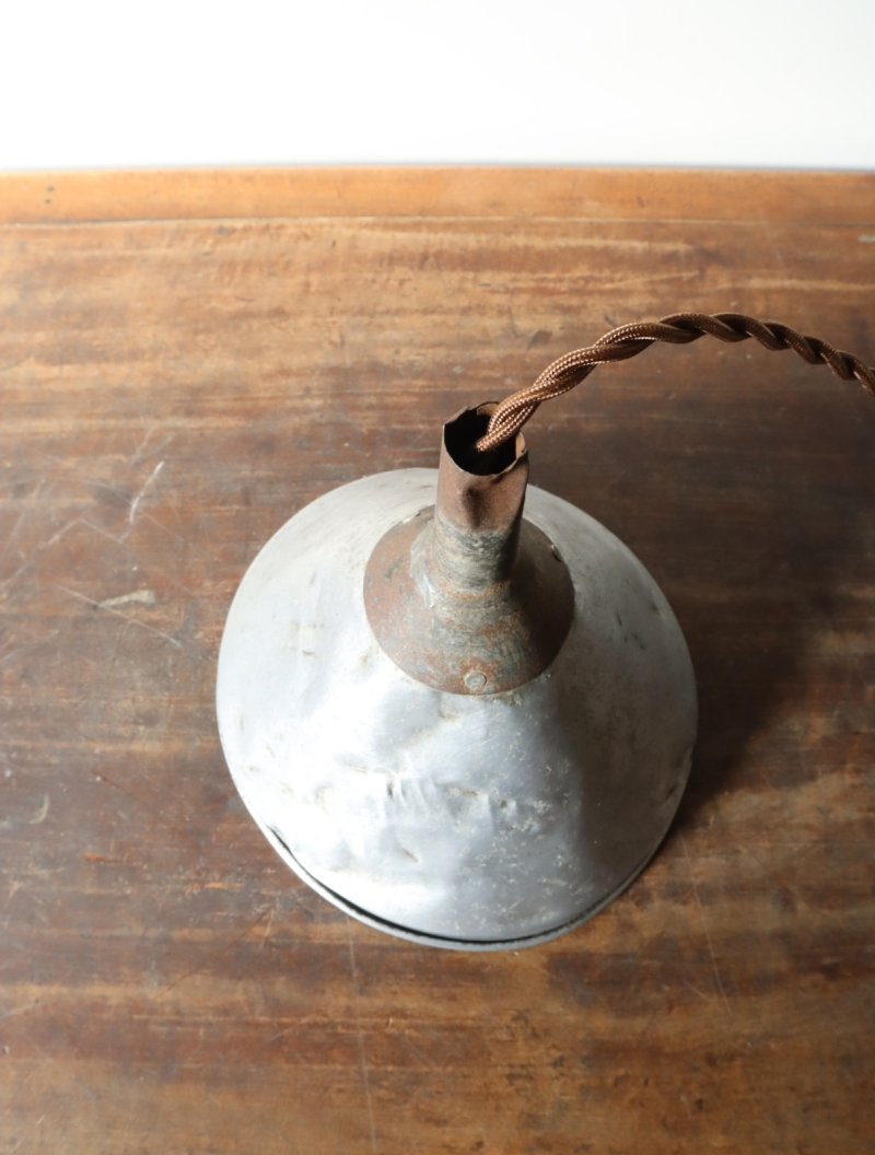 画像2: No.167　アルミ漏斗のペンダントライト