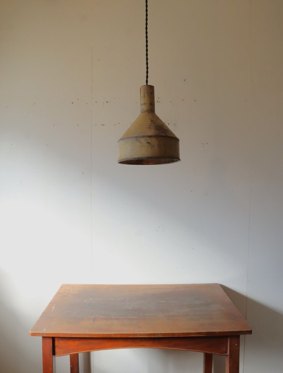 画像3: No.168　色付き漏斗のペンダントライト (3)